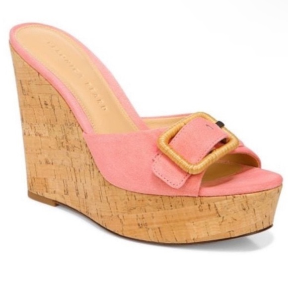 Veronica Beard Wedges Pink - Picture 1 of 10
